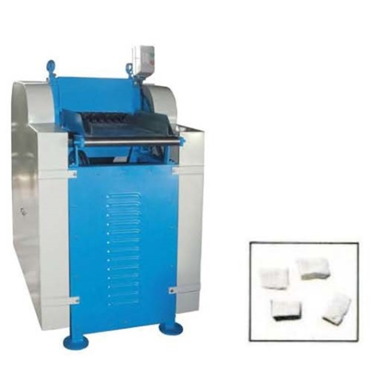 Rubber Pieces Cutting Machine Making Glue